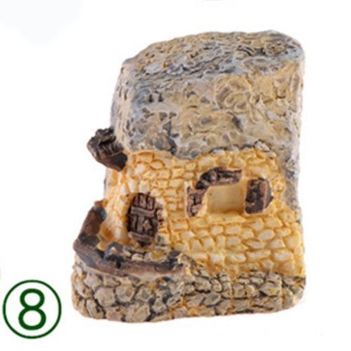 Mini Resin Cottages Miniature Village Houses Landscaping - Image 1